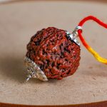 Five Mukhi Rudraksha Silver Pendent - Image 2